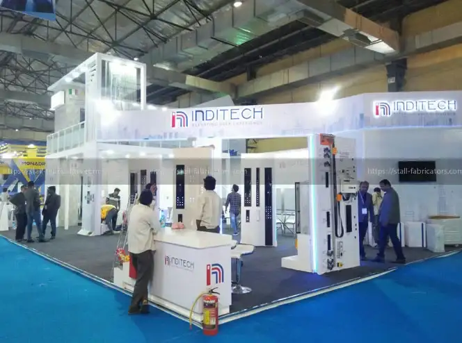 Exhibition Stall for 7th International Elevator and Escalator Expo 2020 show Exhibition Stall for Inditech Systems