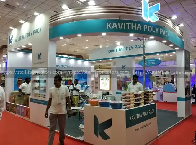 Exhibition Stall for Indian Ice Creame Expo 2018 show Exhibition Stall for Kavitha Polypack